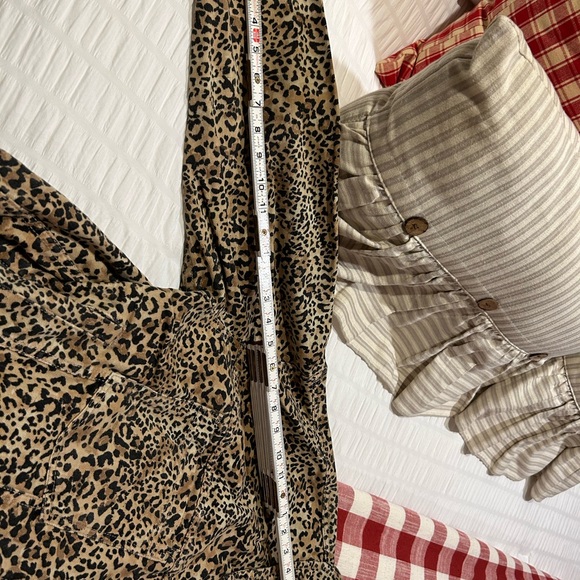 Free People NWT SZ XL CHEETAH JEAN JACKET (A1) - Picture 6 of 7